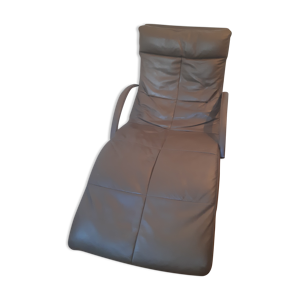 Chaise longue Roche Bobois en cuir