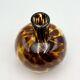 Empoli Blown Glass Vase with Amber and Brown Hues, 1960s