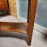 Old dressing table in wood and marble