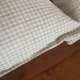 Vichy print cushion set