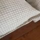 Vichy print cushion set