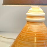 Geometric ceramic lamp by larec 80s