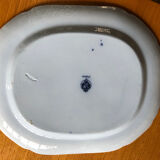Plat faience anglaise XIXe BWM&co