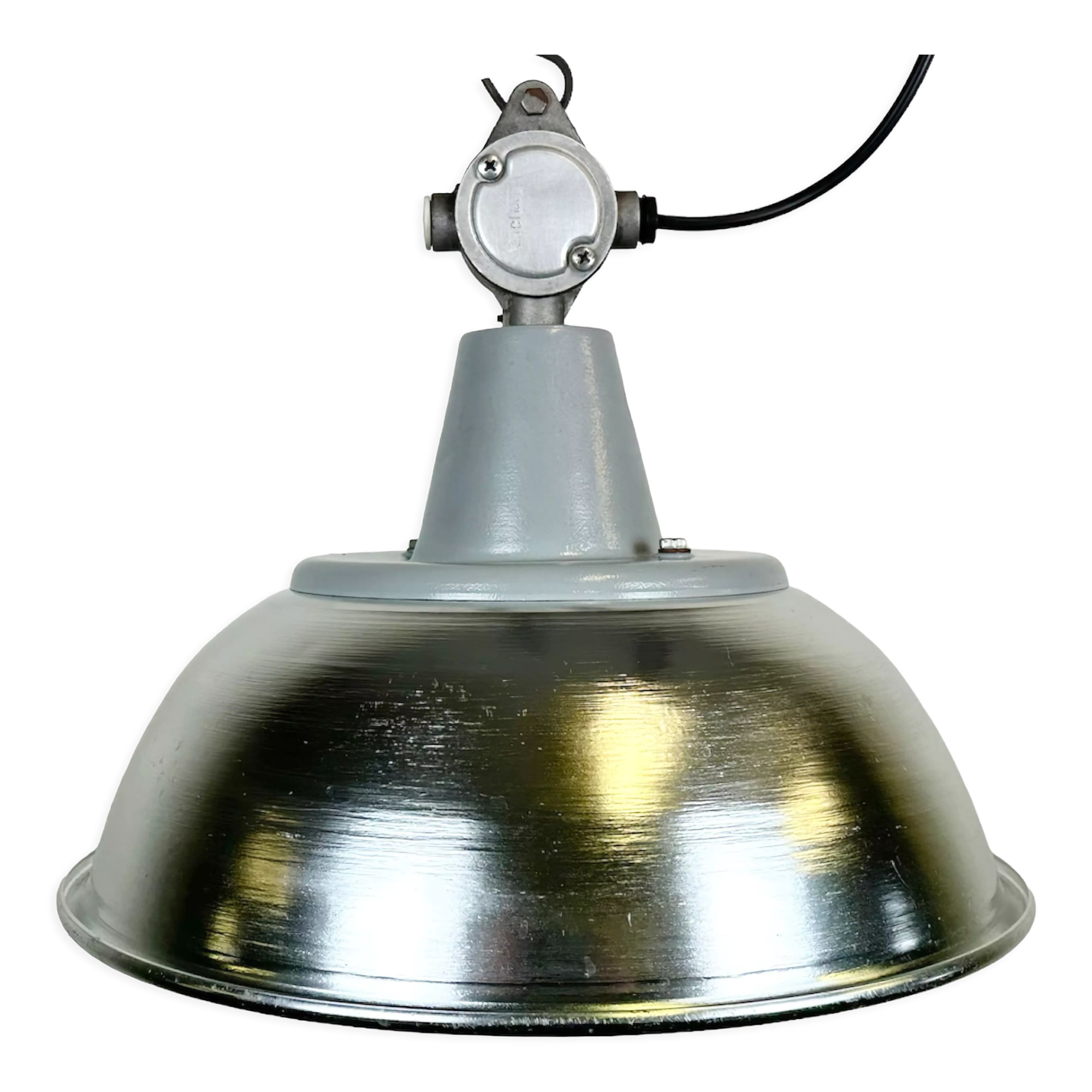 Industrial Italian Aluminium Pendant Lamp from Fael Luce, 1970s