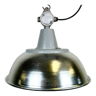 Industrial Italian Aluminium Pendant Lamp from Fael Luce, 1970s