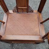 Fauteuil chinois fer à cheval