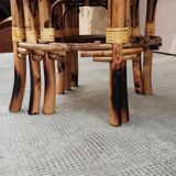 Tables gigognes en bambou x3