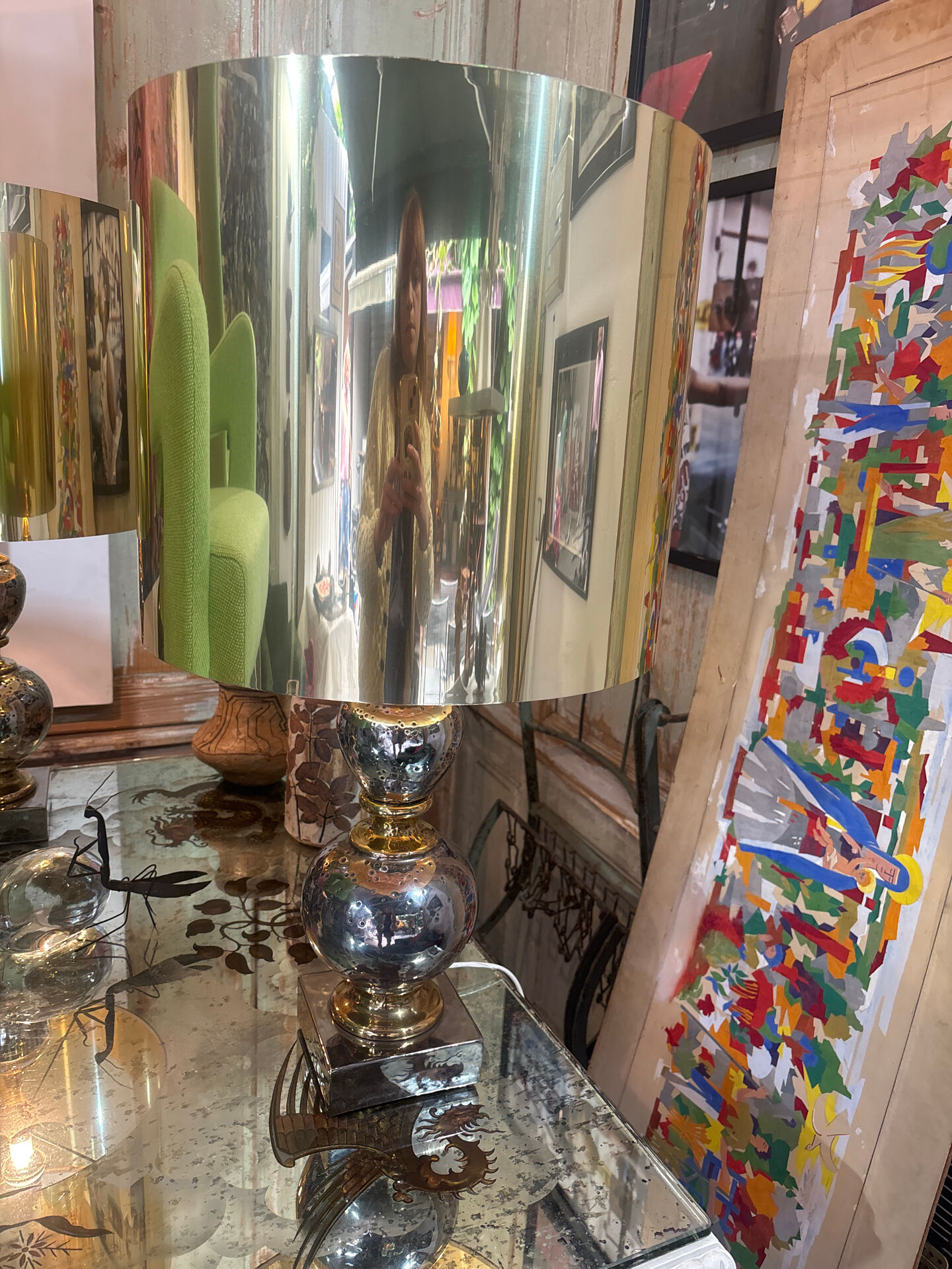 Paire de lampes italiennes 1970