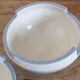 Covered pot flying saucer of the 70s