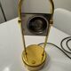 Designer desk lamp Hillebrand Licht – gold brass – Germany – year