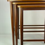 Pull out tables in teak of Danish design from the 1960s