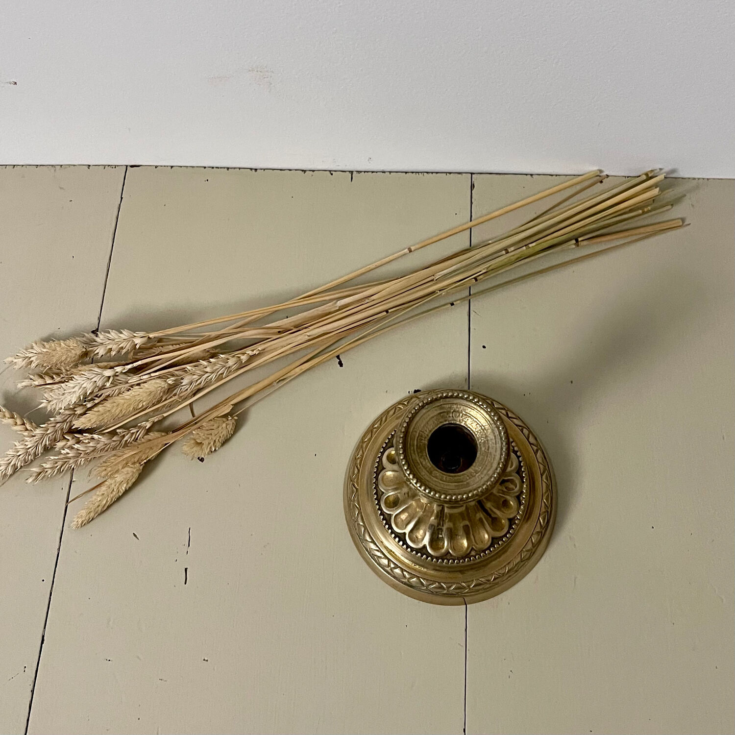 Brass candle holder