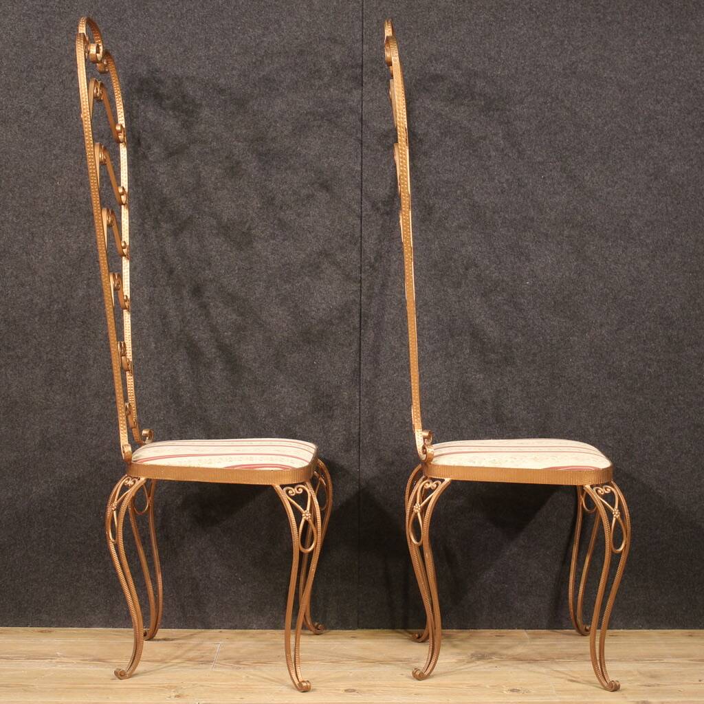 Pair of Italian chairs from the 60s Pier Luigi Colli