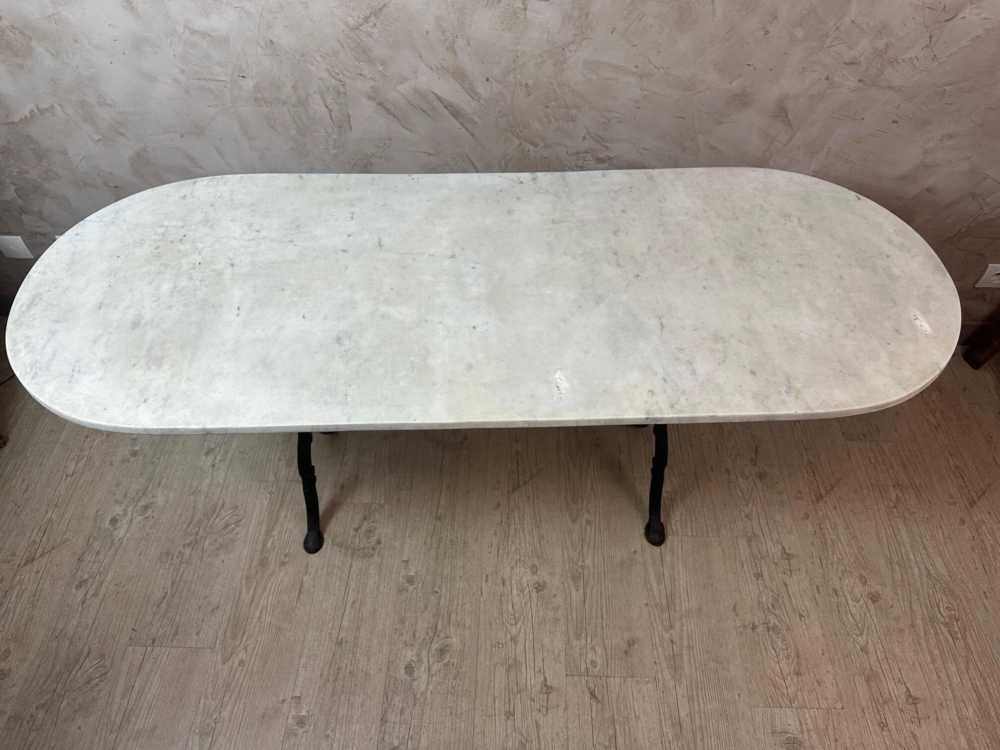 Marble bistro table