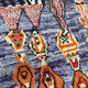 Moroccan Berber carpet Boujaad with colorful patterns 247x162cm