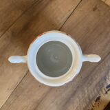 White porcelain bird pot