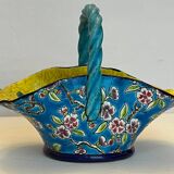 Longwy enamel basket