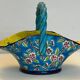 Longwy enamel basket