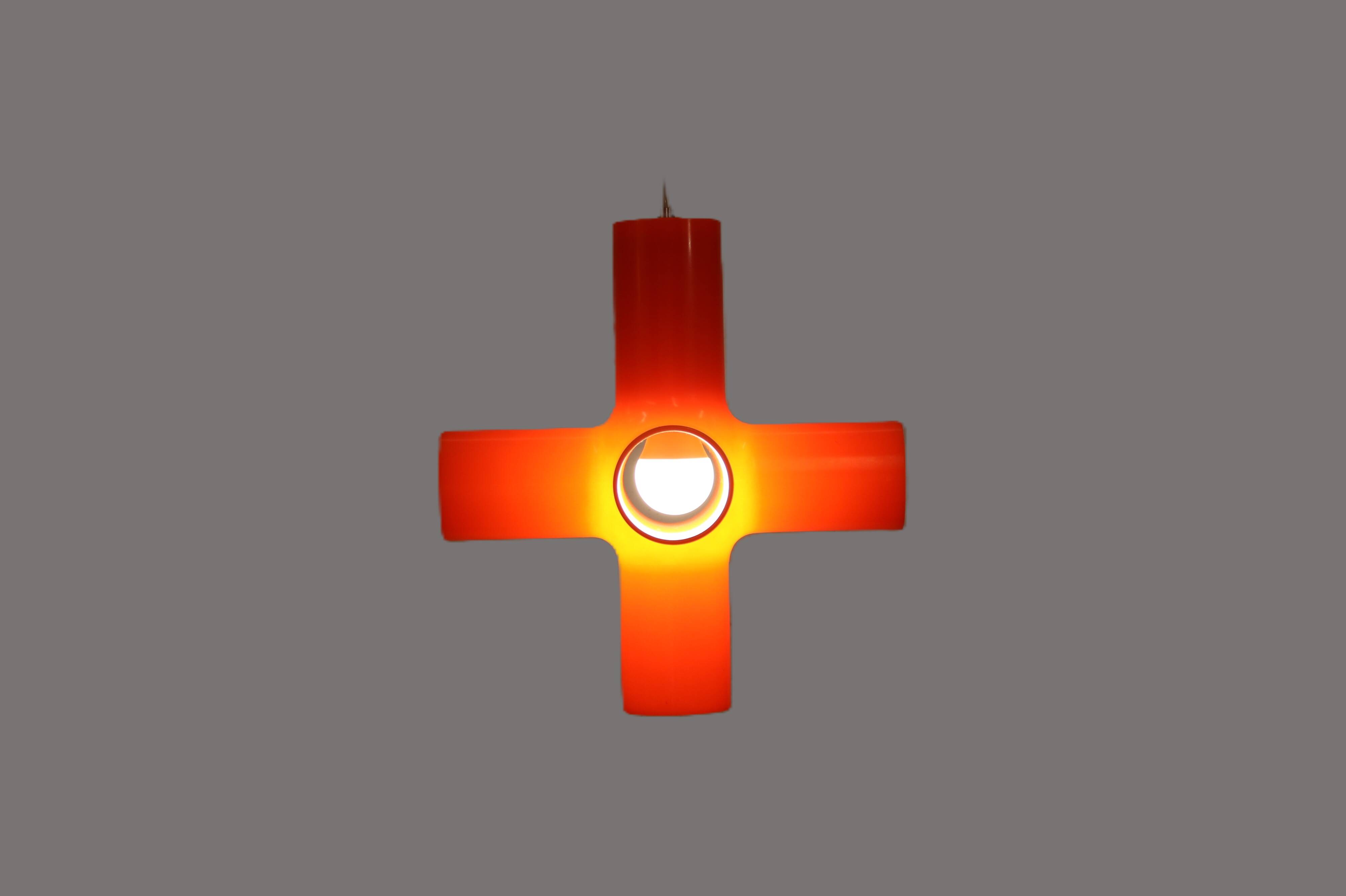 Suspension Jan Melis & Ben Oostrum pour Dark - Modèle « Crosslight » - Années 90, Pays-Bas