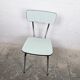 A water green formica chair