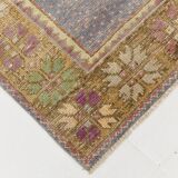 3x10 Aesthetic Geometric Turkish Vintage Runner Rug, 92x316Cm