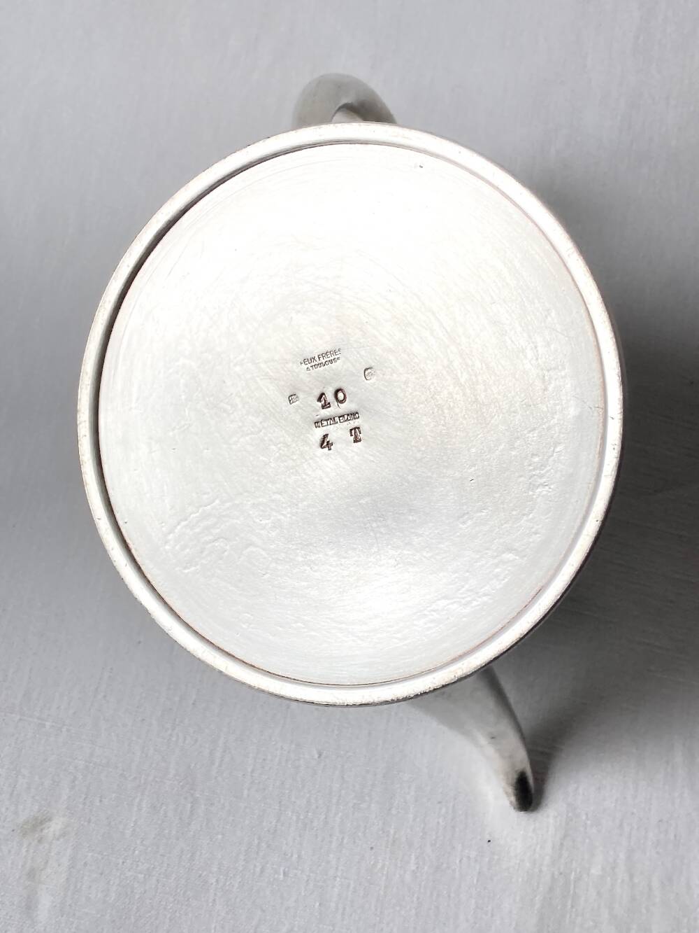 White metal teapot, Felix Frères, Toulouse