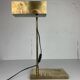 Brass Bauhaus Art Deco architectural Marcel Breuer style desk or table lamp