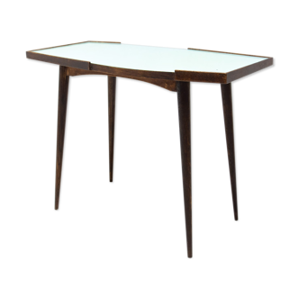 Table d’appoint en hêtre du milieu du siècle, années 1960, Tchécoslovaquie