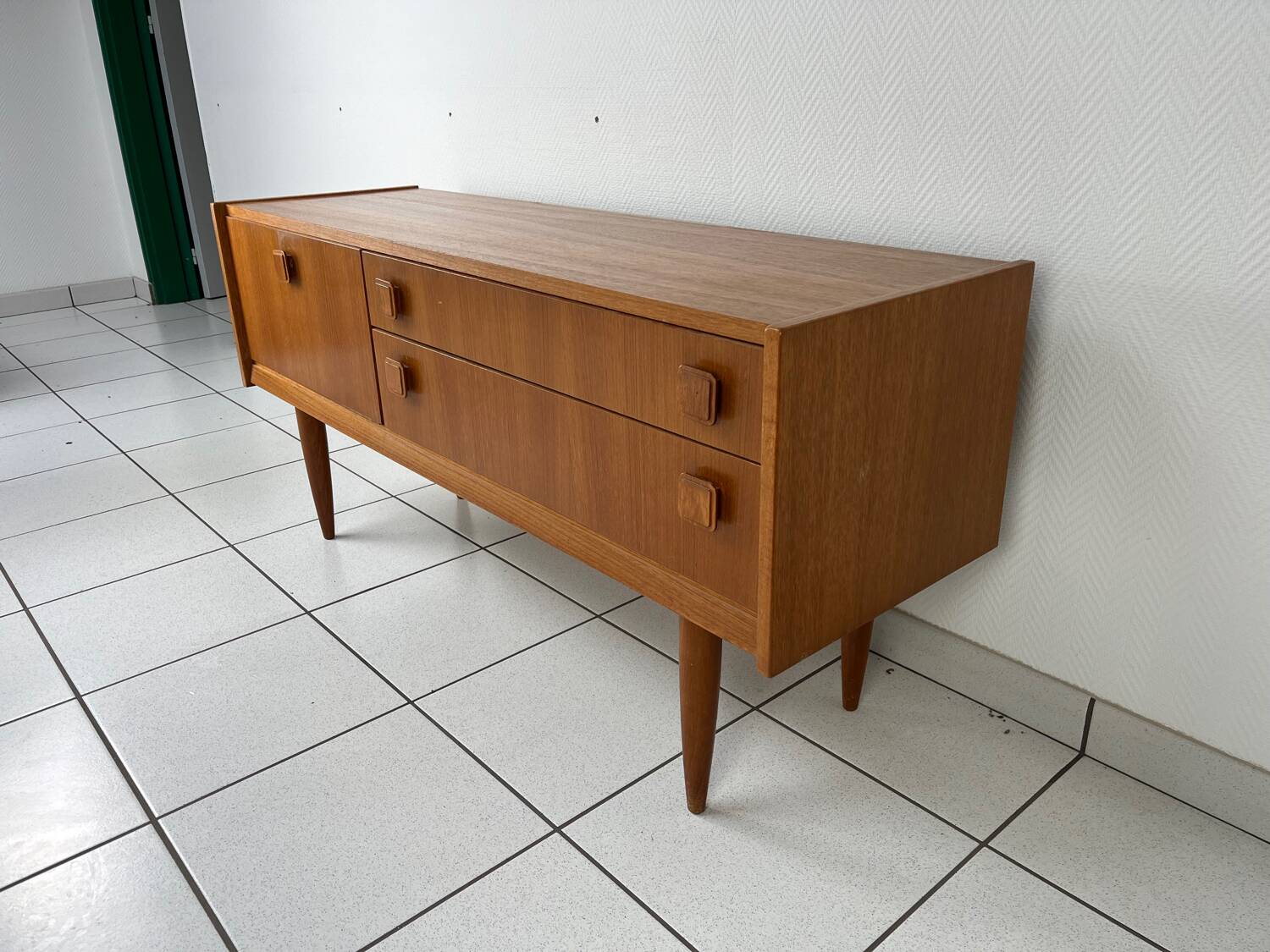 Scandinavian sideboard, teak TV unit.