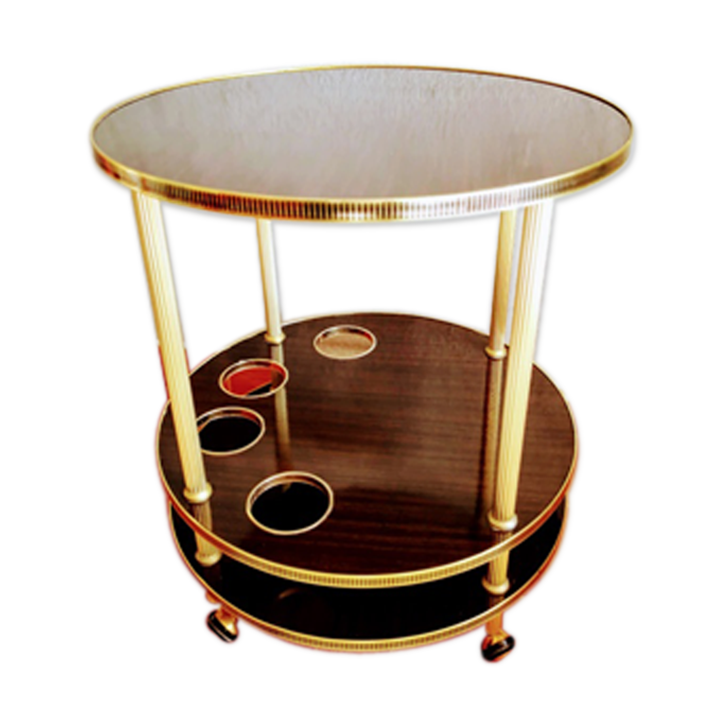 Vintage bar cart