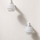 Art deco porcelain wall lights