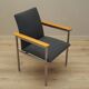 Grey armchair, Danish design, 1960s, designer: Sigvard Bernadotte, manufact