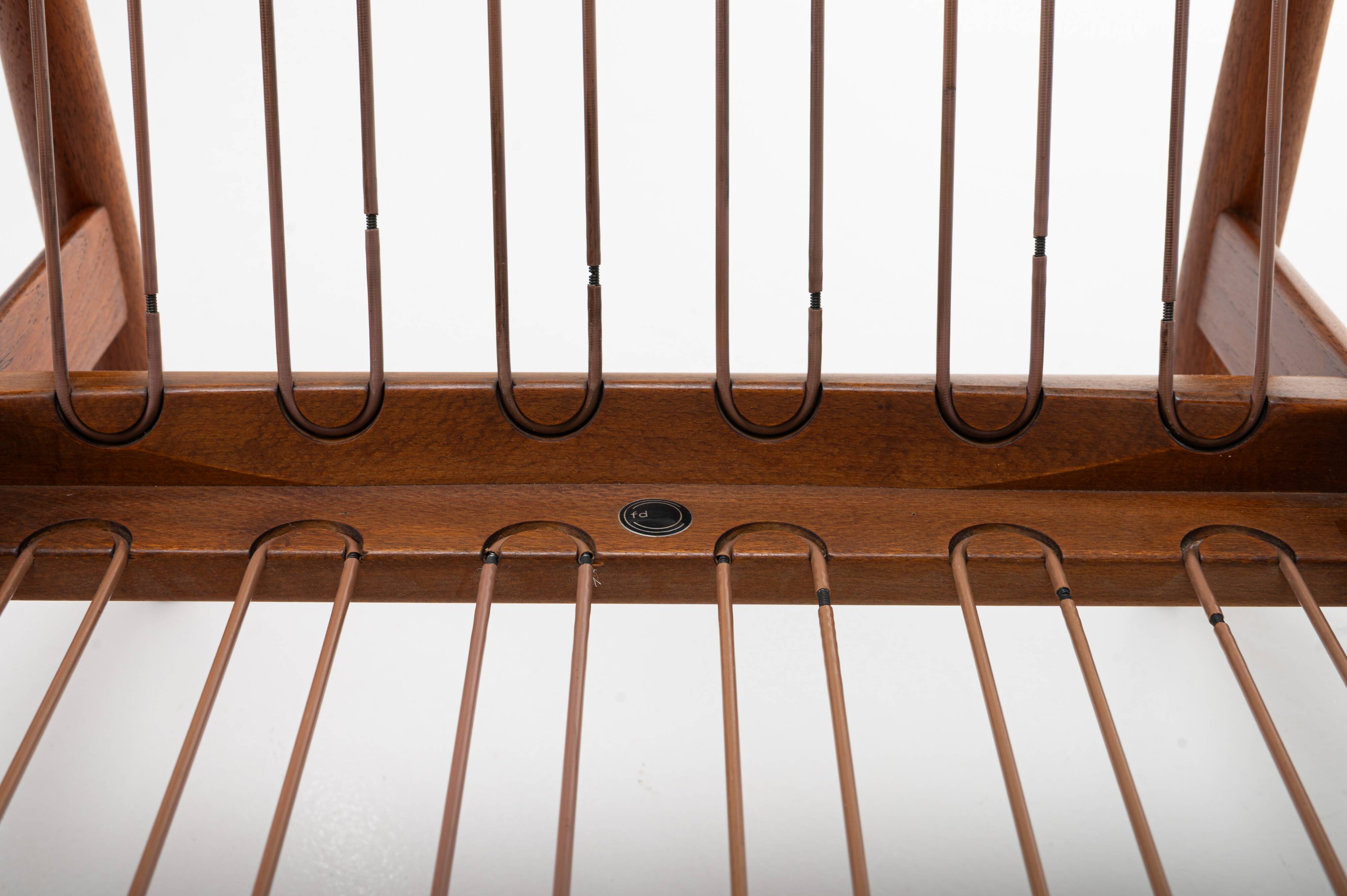 Pair of easy chairs by Grete Jalk for France & Daverkosen, Denmark 1962