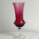 Translucent glass vase on a stand