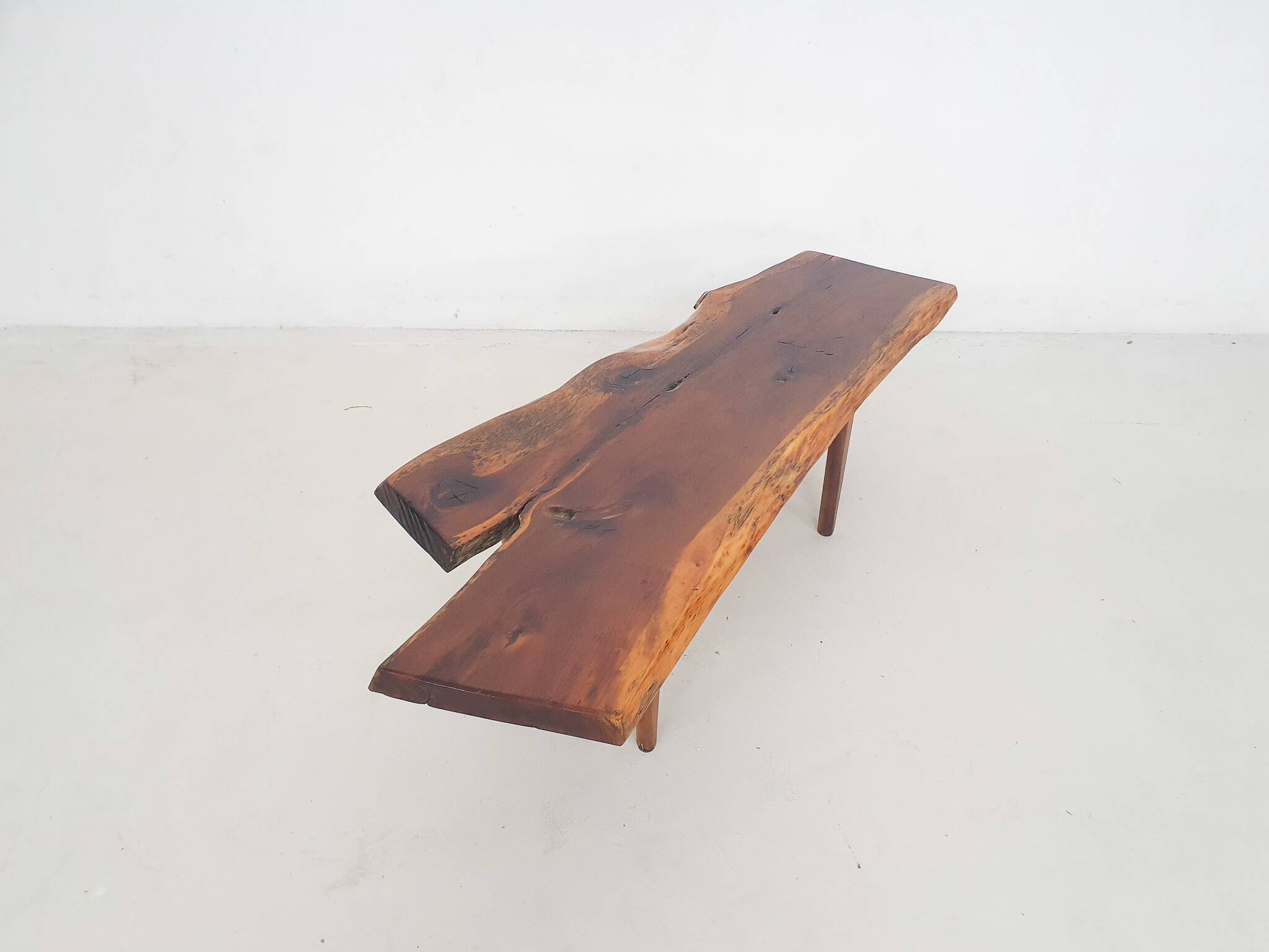Reynolds of Ludlow tree trunk coffee table, U.K 1970's