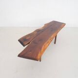 Reynolds of Ludlow tree trunk coffee table, U.K 1970's