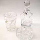 Round crystal ashtray