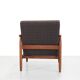 Fauteuil en chêne par Ejvind Johansson pour FDB Mobler, la chaise J65.