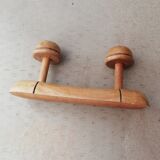 Wooden coat rack