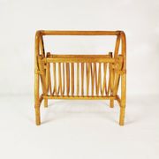 Mid Century Bamboo Newspaper Holder, Germany, 1960s