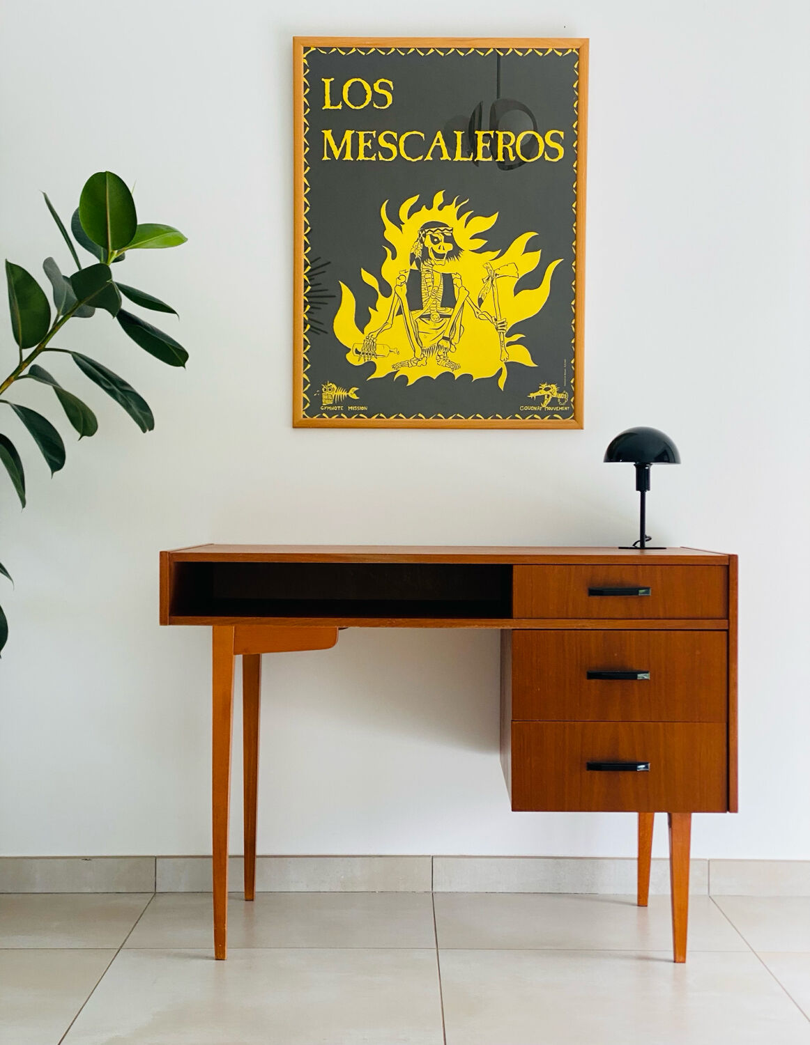 Vintage Scandinavian desk