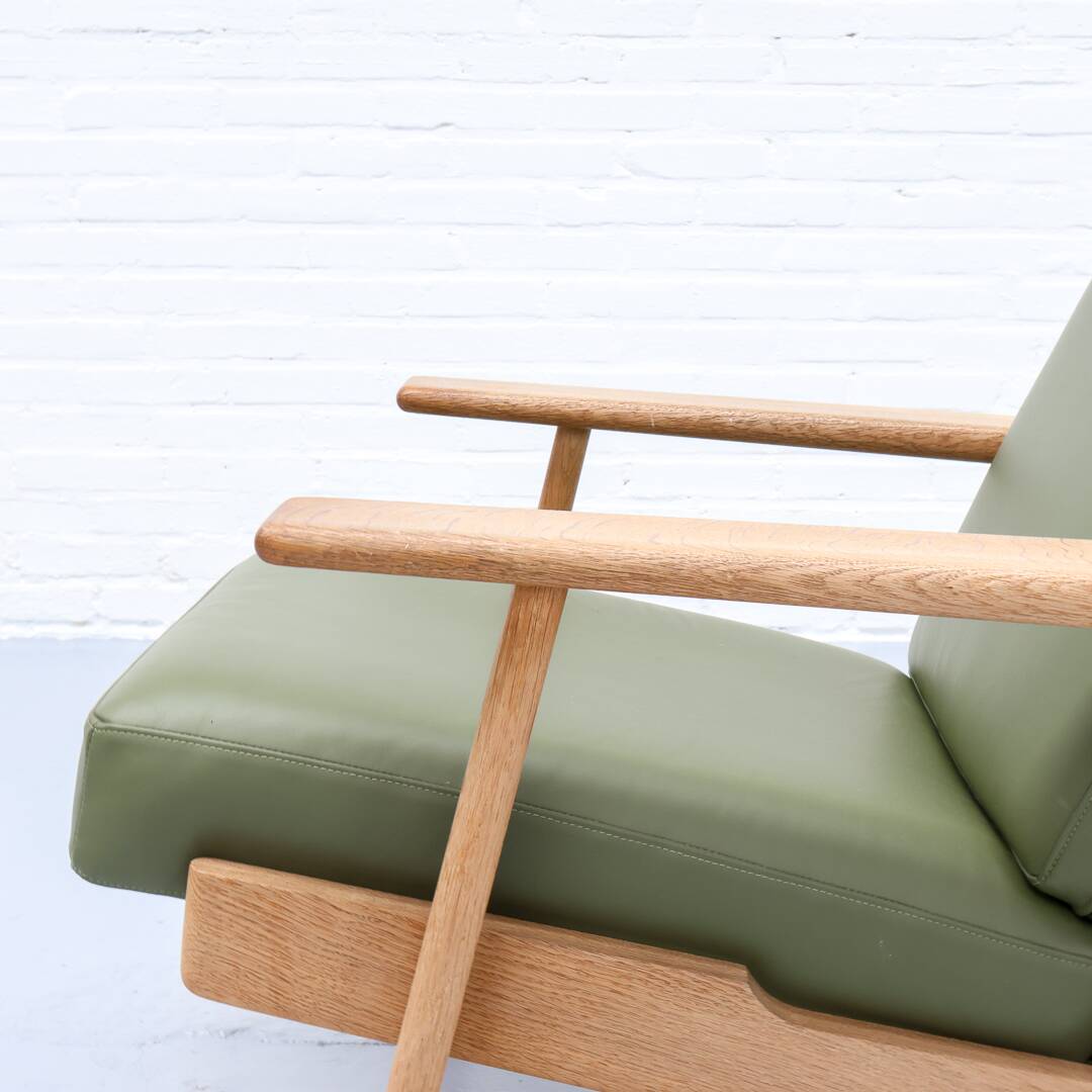 Oak GE290 Armchair by Hans Wegner for Getama 1960s