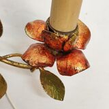 Golden forging sconces. Spain 1940s.
