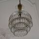 Lustre vintage entièrement en cristal