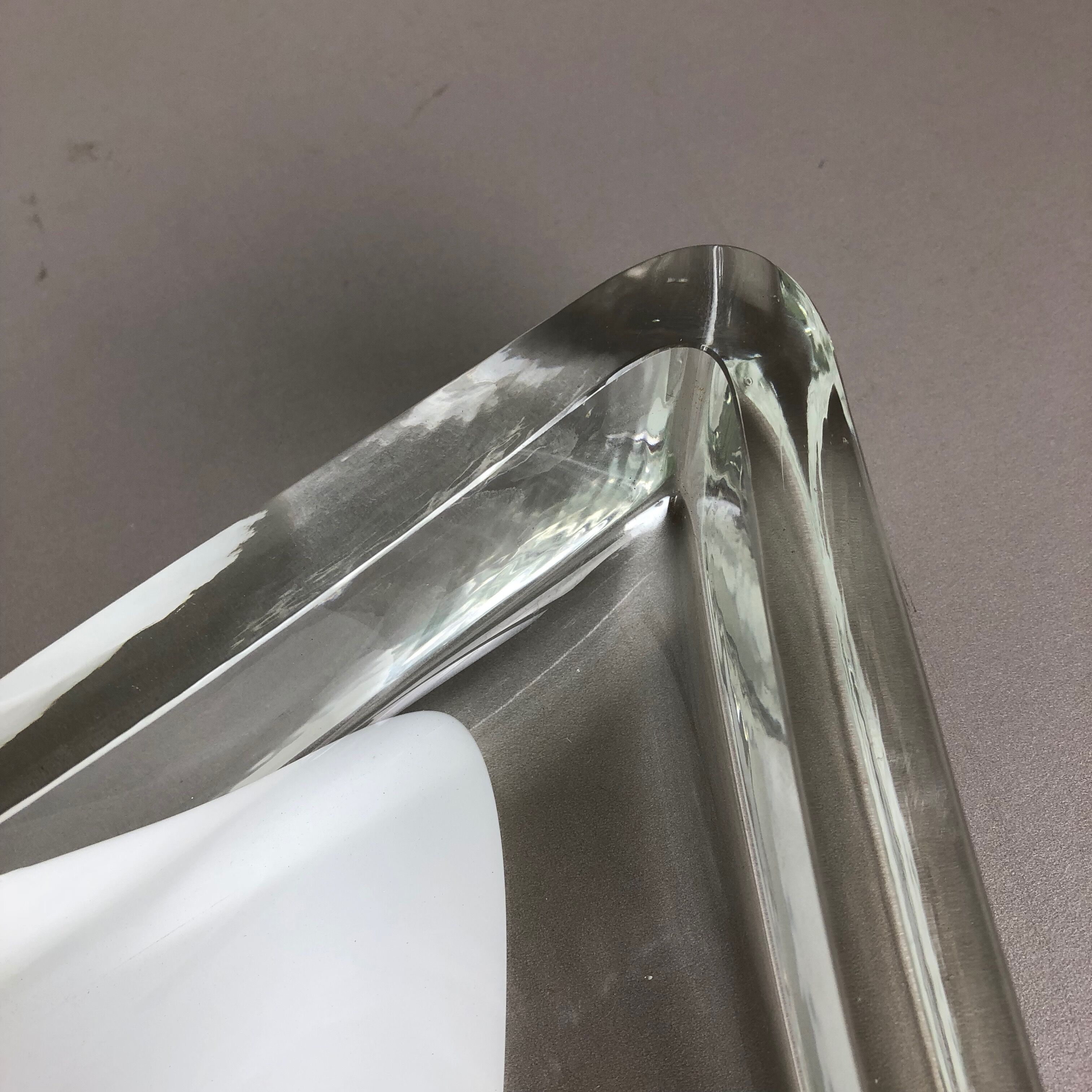 Murano glass shell bowl Antonio da Ros, Cenedese 1970s