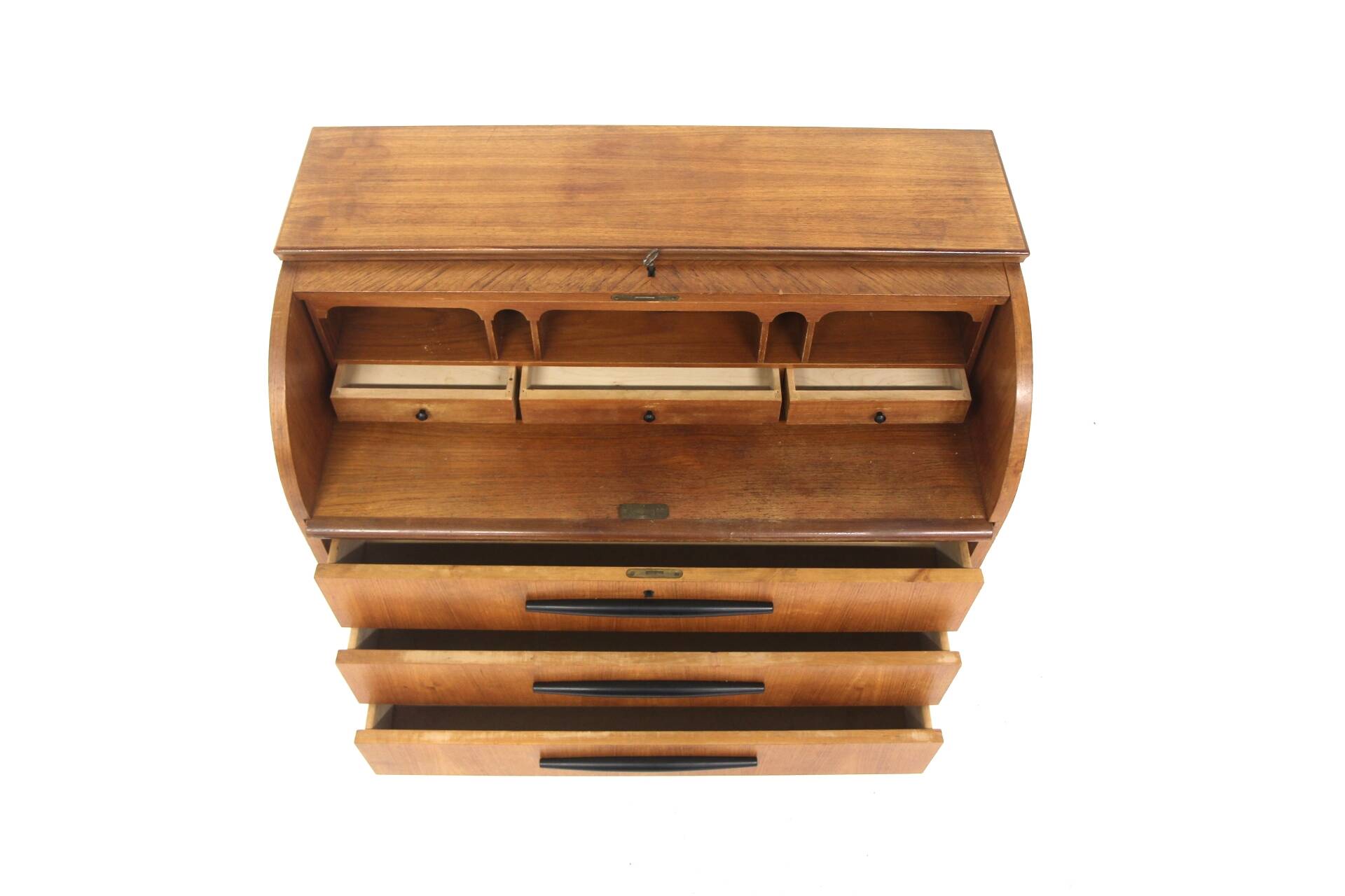 Secrétaire scandinave en teck, Bröderna Gustafssons, Suède, 1950