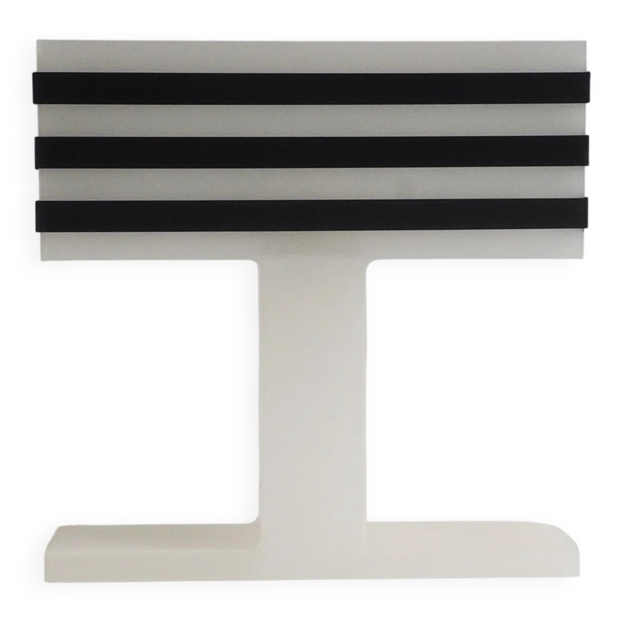 Lampe de table en plexiglas moderniste