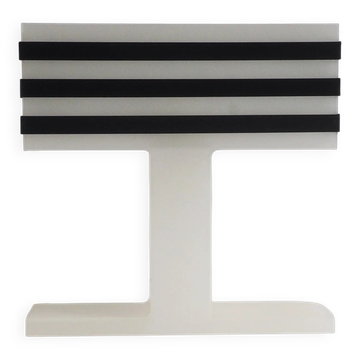 Lampe de table en plexiglas moderniste