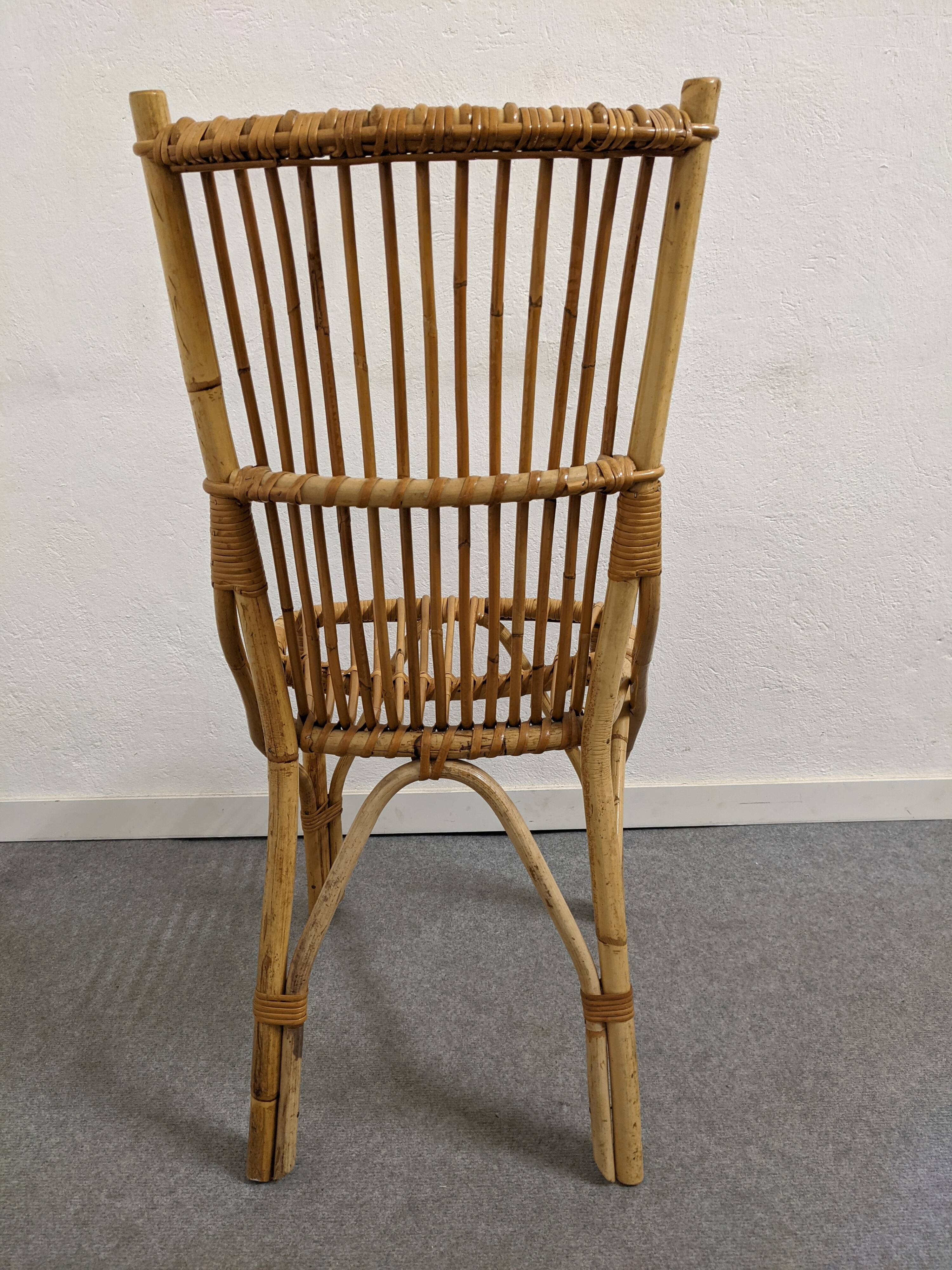 60s/70s bamboo chair