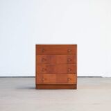 Scandinavian chest of drawers  vintage 1960